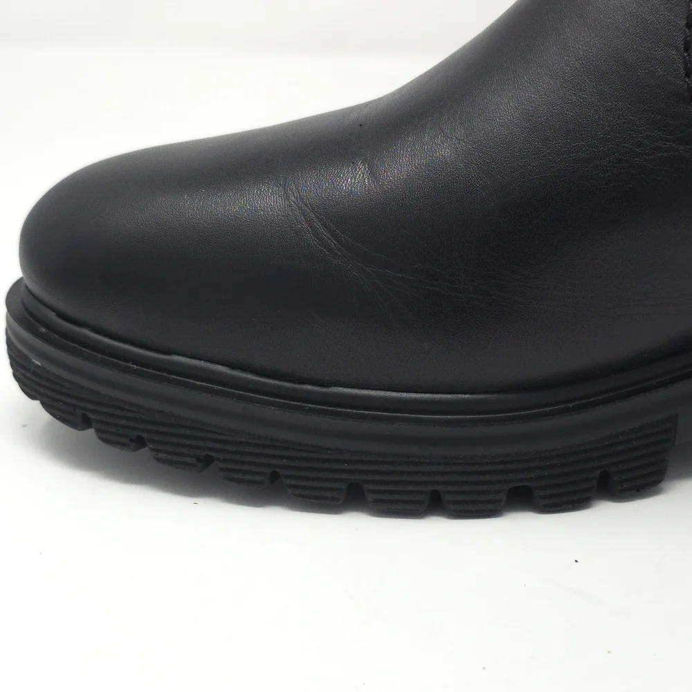 Rockport Black Leather Ankle Booties with Side Zip 9.5M - Picture 9 of 14